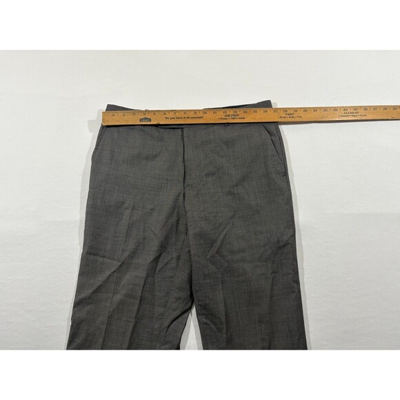 Band of Outsiders Mens Gray Wool Trousers Dress Pants Sz 4 (34?) USA Altered - Picture 3 of 10